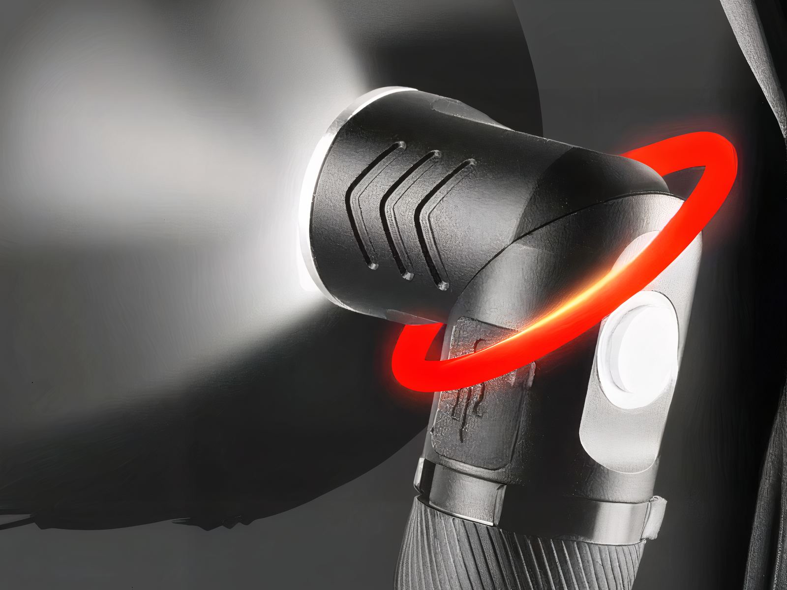 Lampe torche LED rotative avec base magnétique