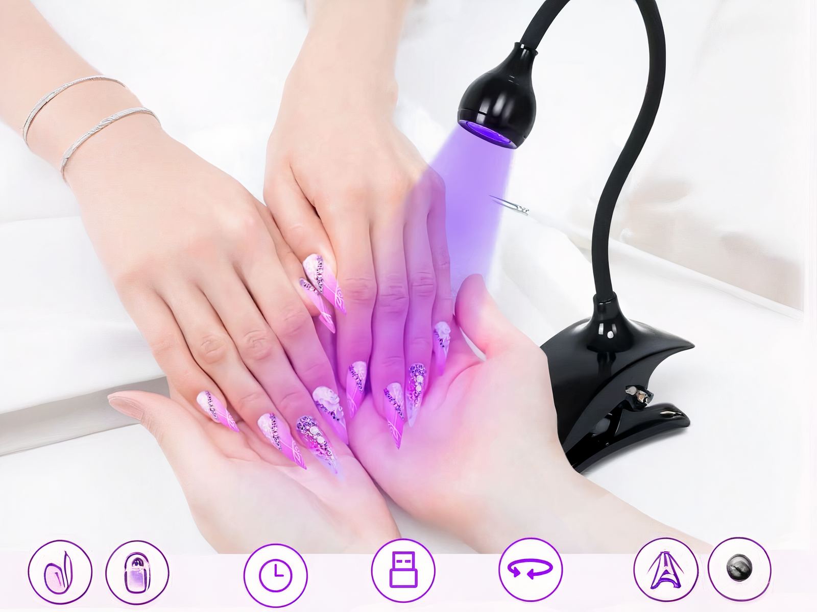 Lampe UV LED flexible pour manucure
