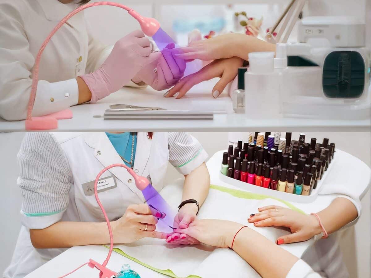 Lampe UV LED rose flexible pour ongles