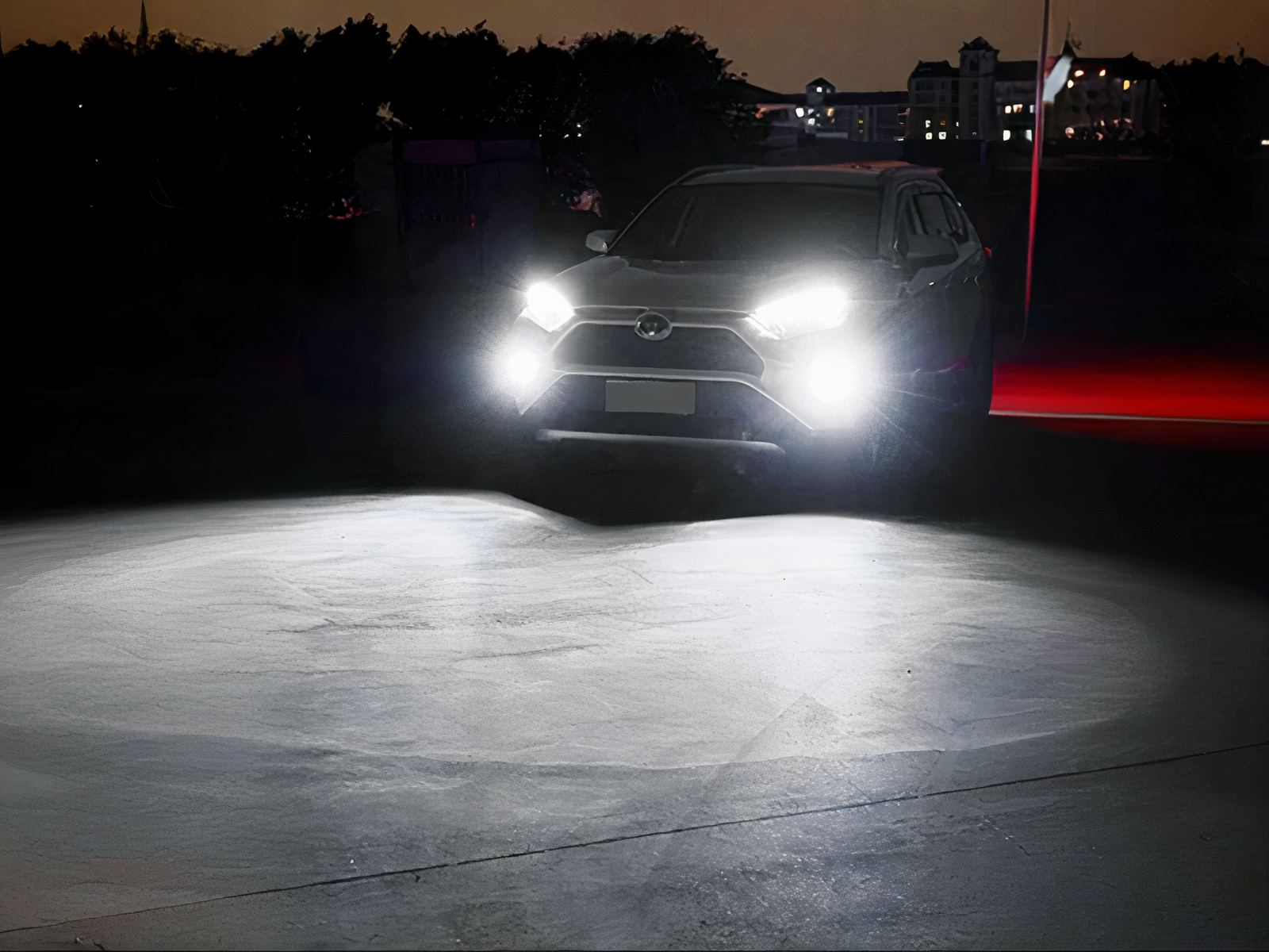 Lot 2 phares LED ampoules blanches H8-H11