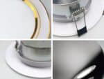 Lot de dix spots LED encastrables robustes et durables