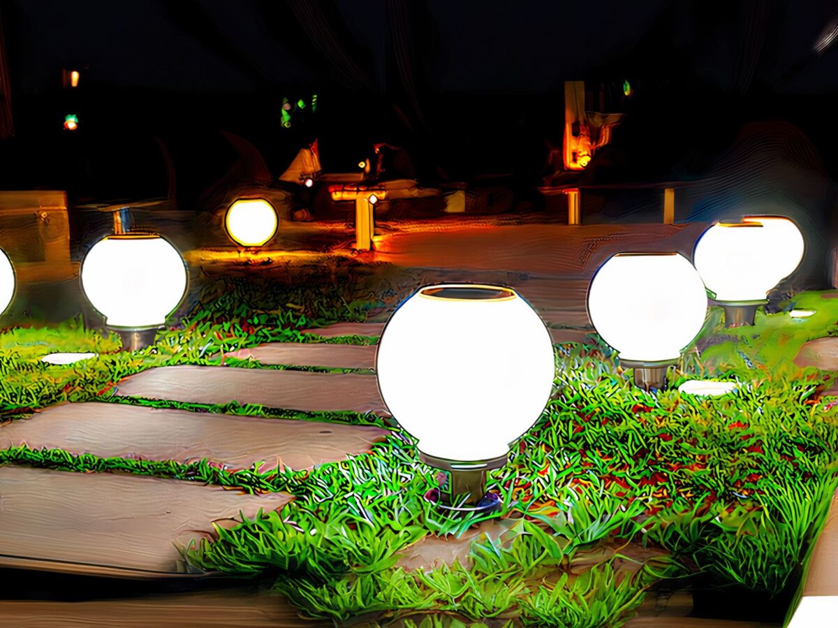 Luminaire LED d'extérieur décoratif robuste et résistant
