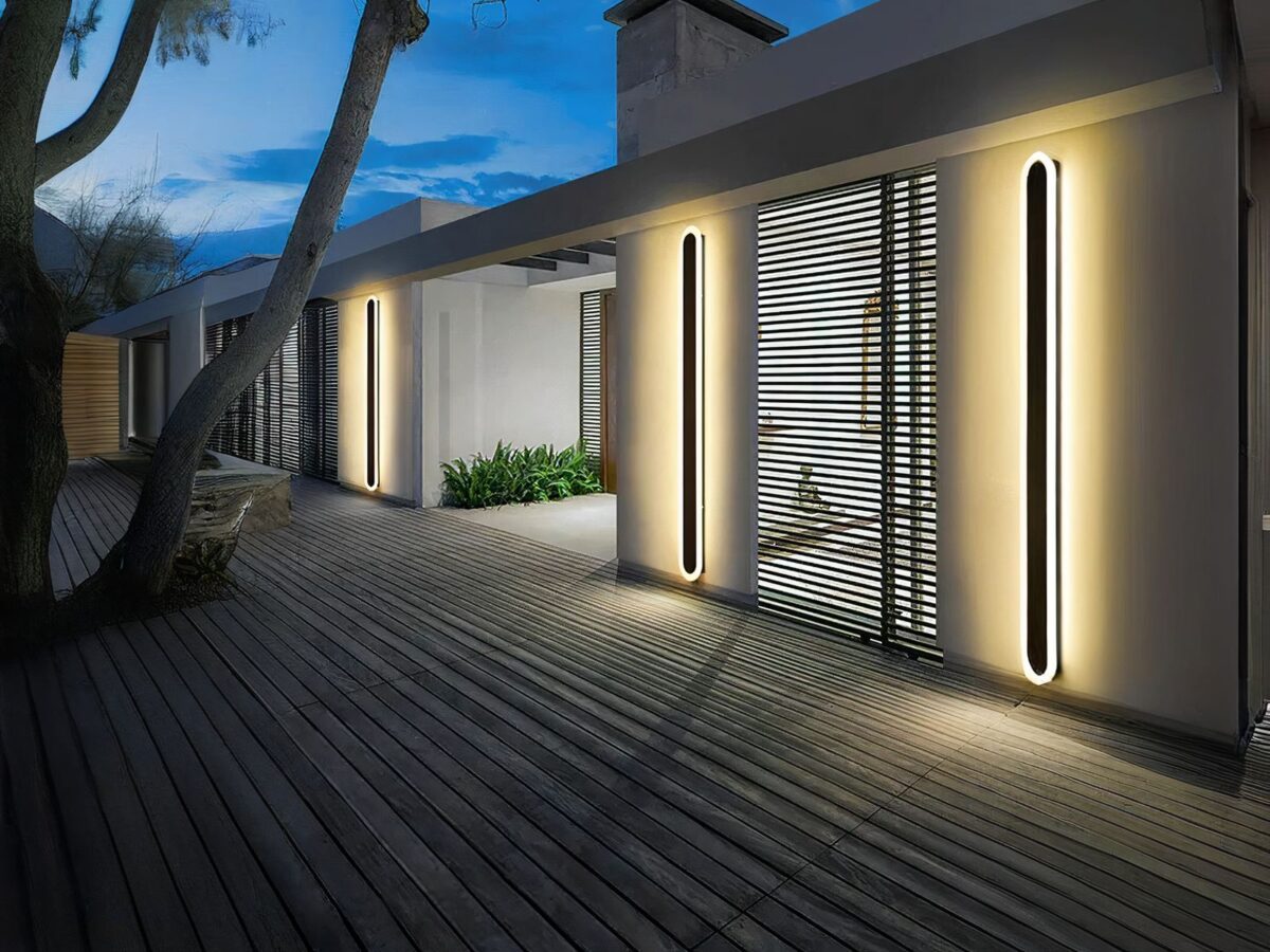 Lampe LED d'extérieur design et élégante