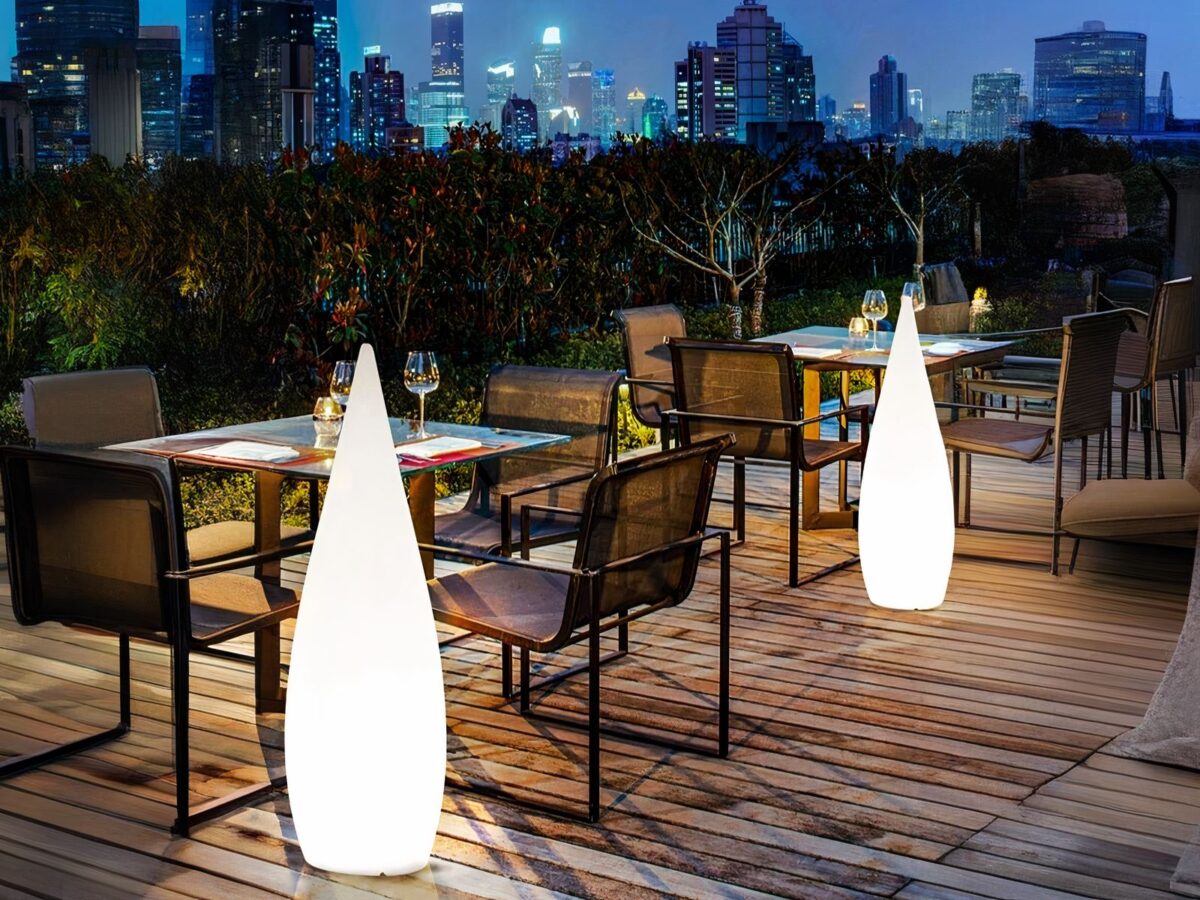 Luminaire LED d'extérieur minimaliste et moderne