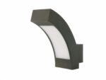 Lampe LED d'extérieur moderne en aluminium sur fond blanc