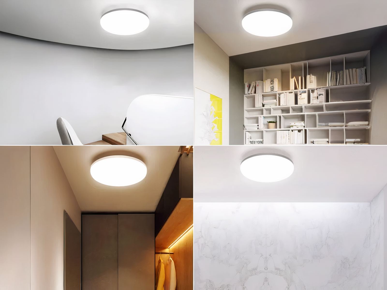 Luminaire LED intérieur design et rond