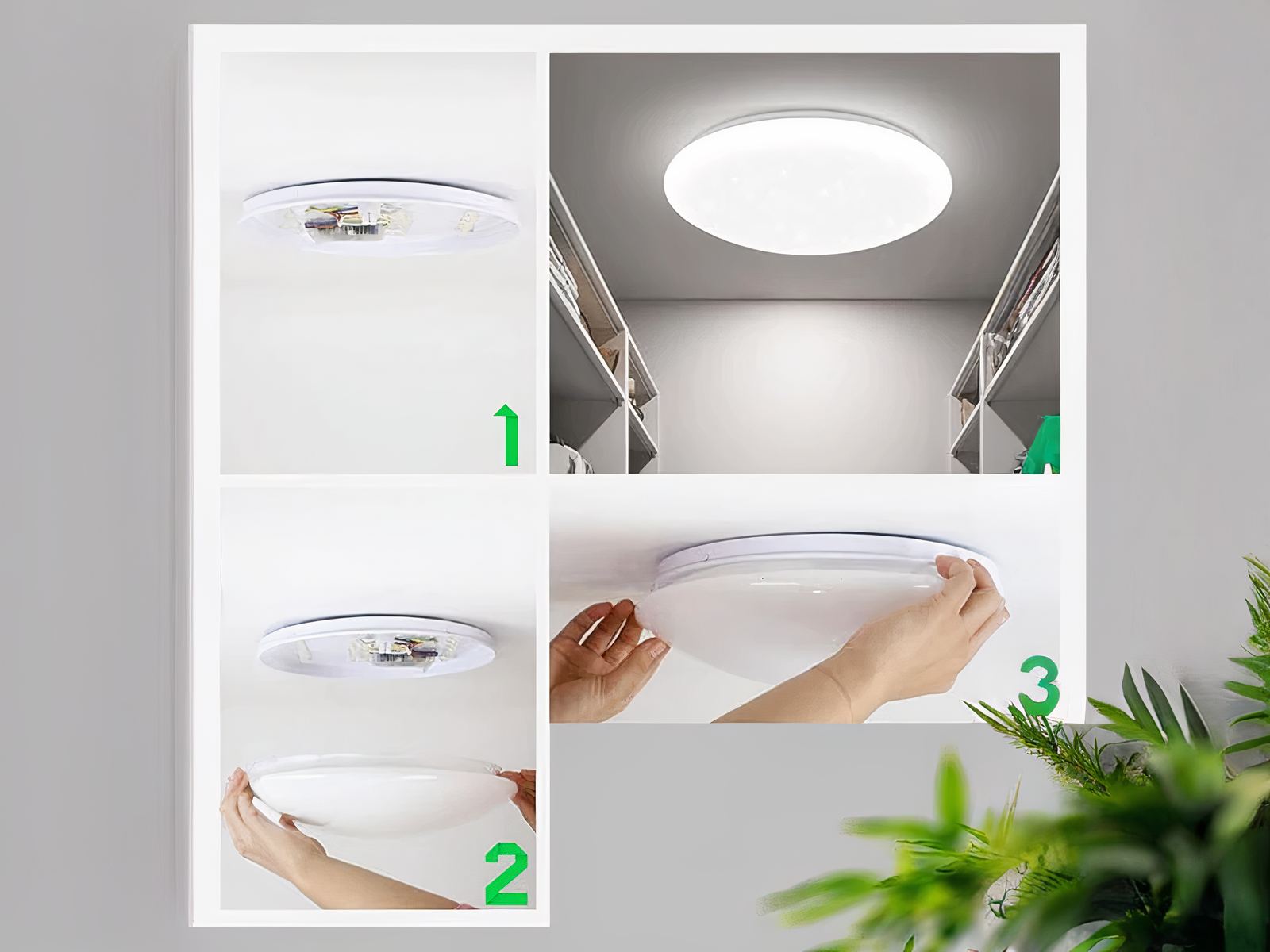 Luminaire LED intérieur design et rond
