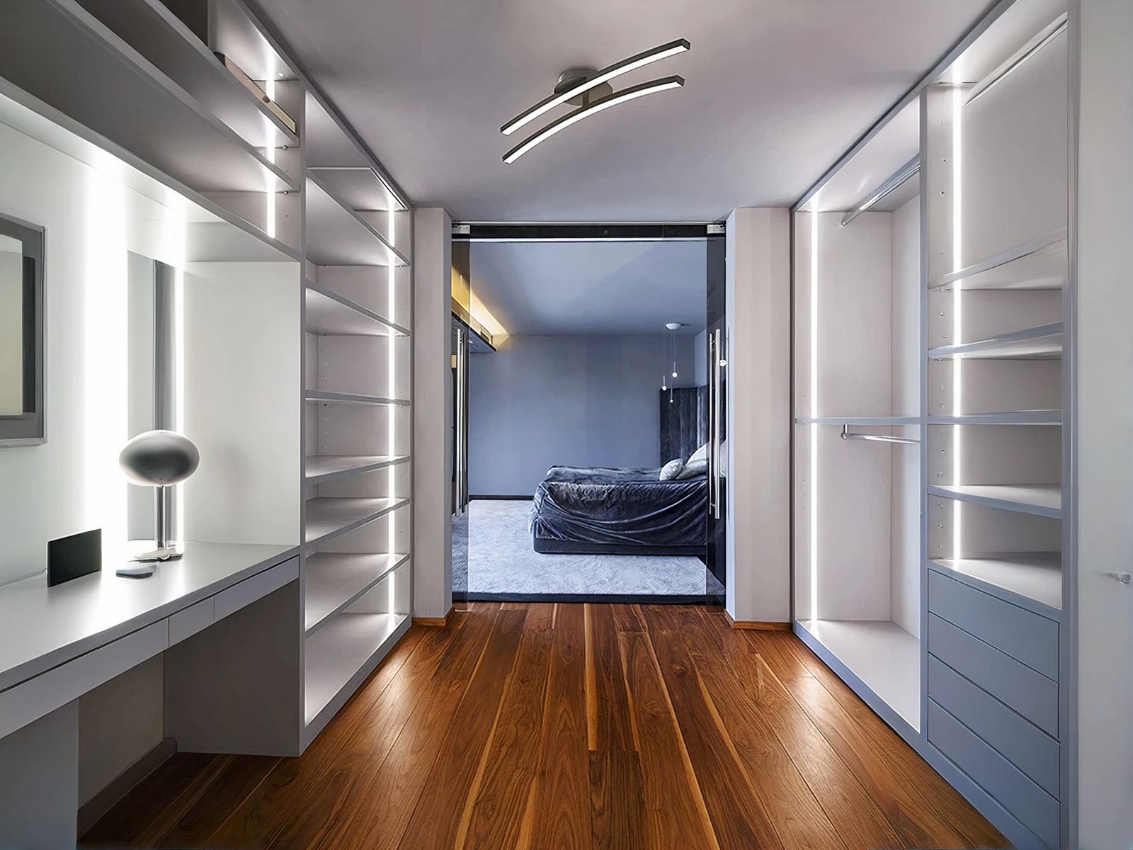 Luminaire LED moderne et élégant noir