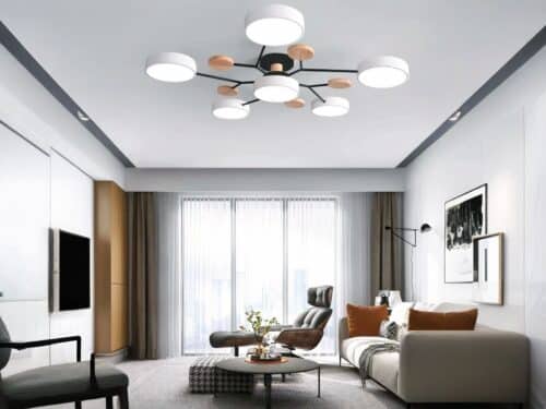 Lustre LED au design moderne et élégant
