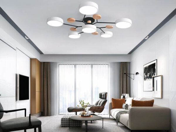 Lustre LED au design moderne et élégant