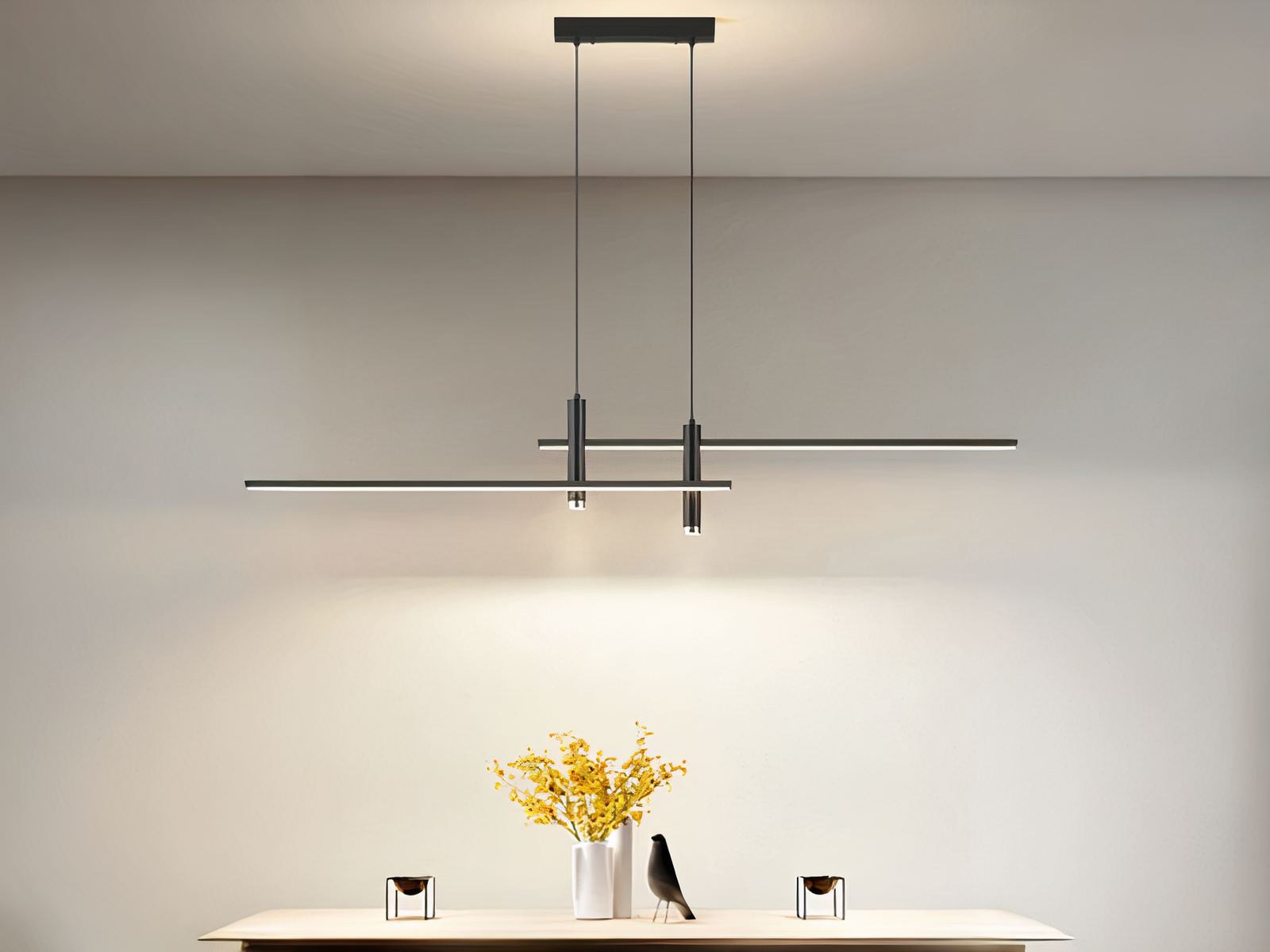 Lustre LED Design et Ajustable