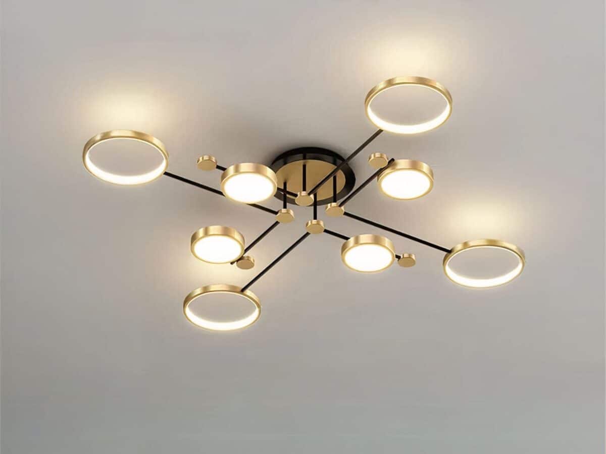 Lustre LED élégant avec intensité de lumière réglable