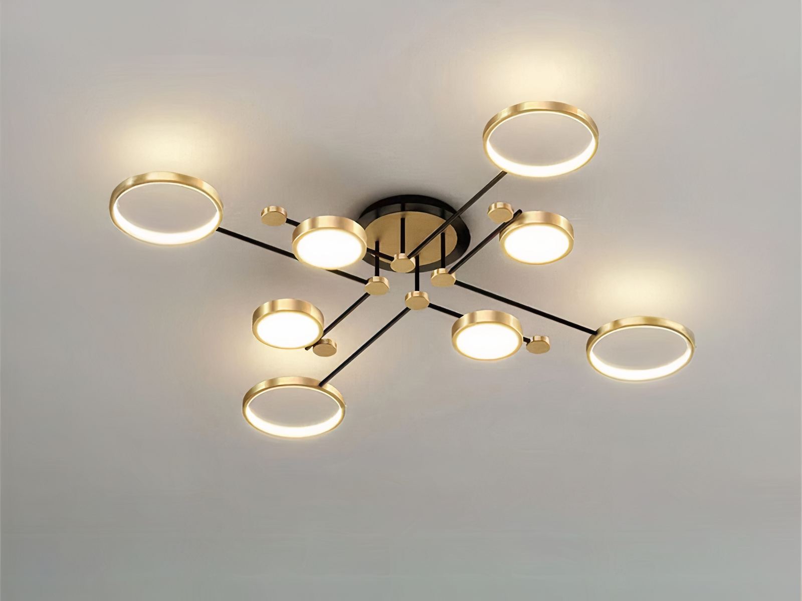 Lustre LED élégant avec intensité de lumière réglable Lustre LED élégant avec intensité de lumière réglable