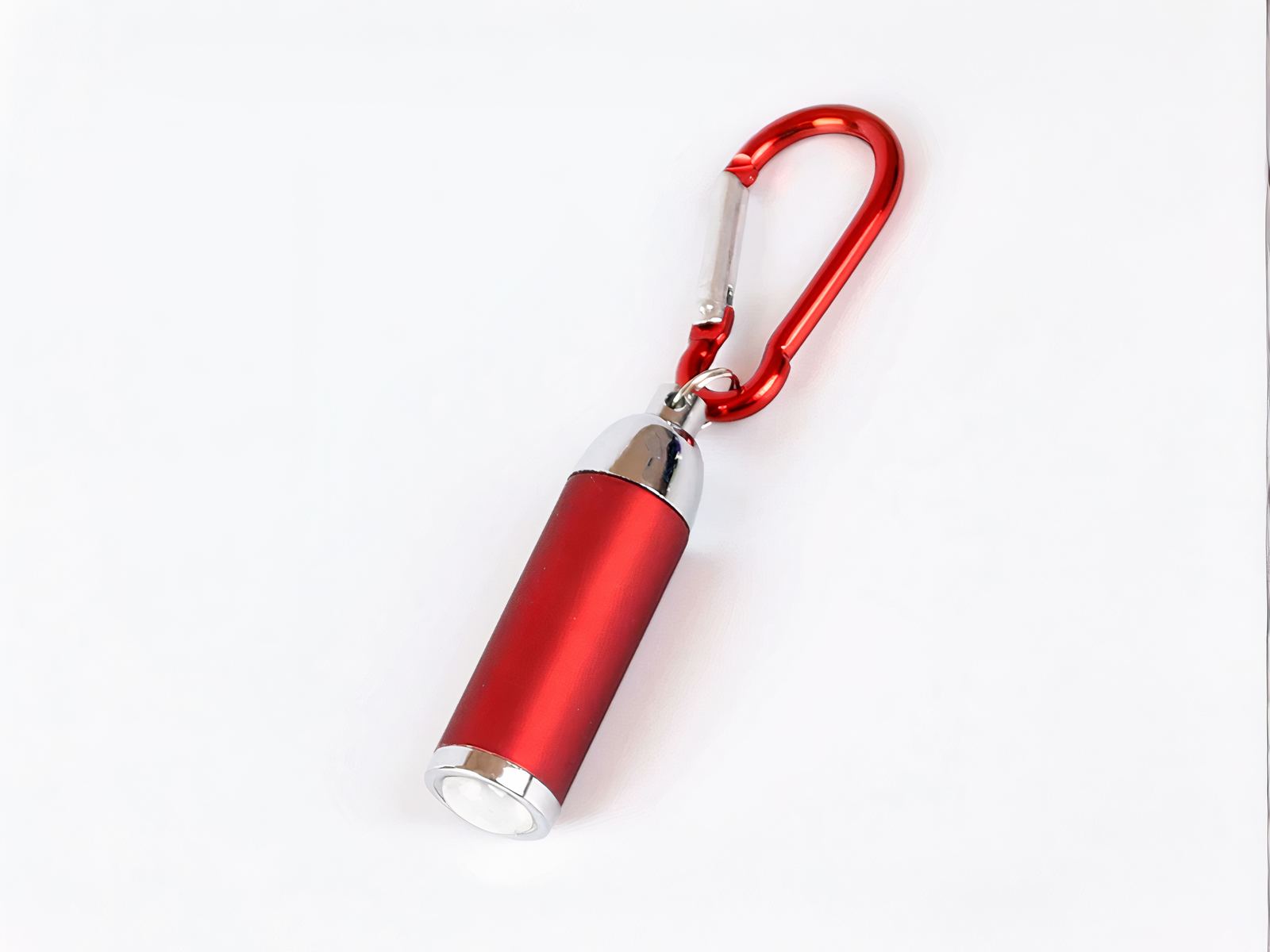 Mini lampe led en aluminium avec porte clés
