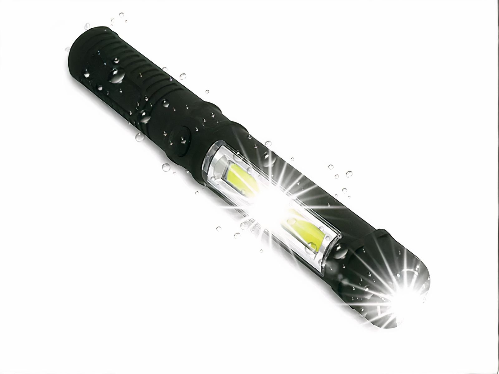 Mini lampe led multifonctionnelle étanche et noire