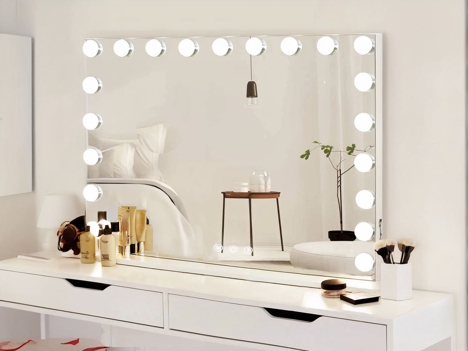 Miroir LED coiffeuse moderne et pratique