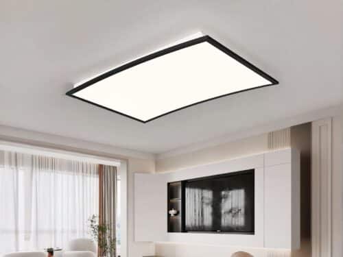Panneau LED design moderne et rectangulaire incurvé
