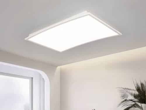 Panneau LED design moderne et rectangulaire incurvé