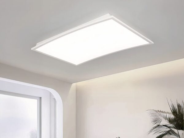 Panneau LED design moderne et rectangulaire incurvé