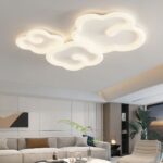 Plafond nuage LED design et moderne Plafond nuage LED design et moderne dans un salon