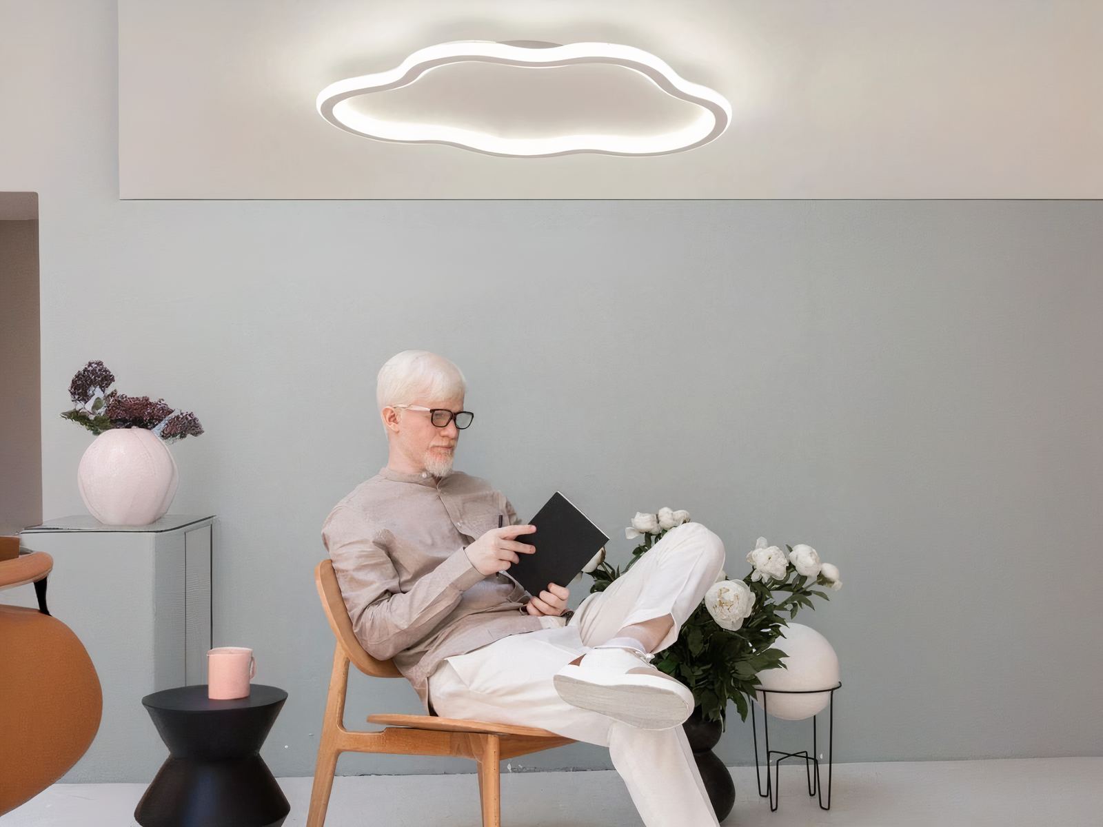 Plafond nuage LED élégant et pratique