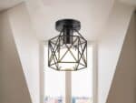 Plafonnier LED décoratif au design nordique allumé au plafond