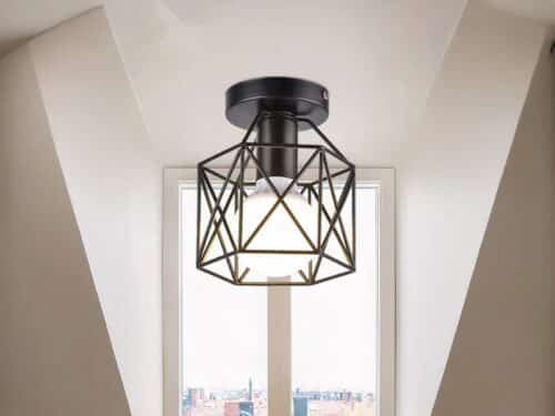 Plafonnier LED décoratif au design nordique allumé au plafond