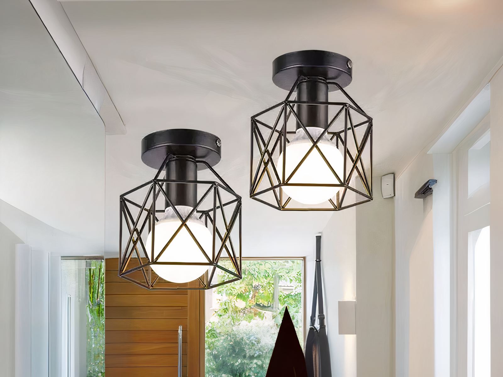 Plafonnier LED décoratif au design nordique