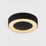 Plafonnier LED extérieur au design moderne et classe Plafonnier LED exterieur au design moderne et classe sur fond gris