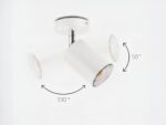 Projecteur LED blanc pour plafond