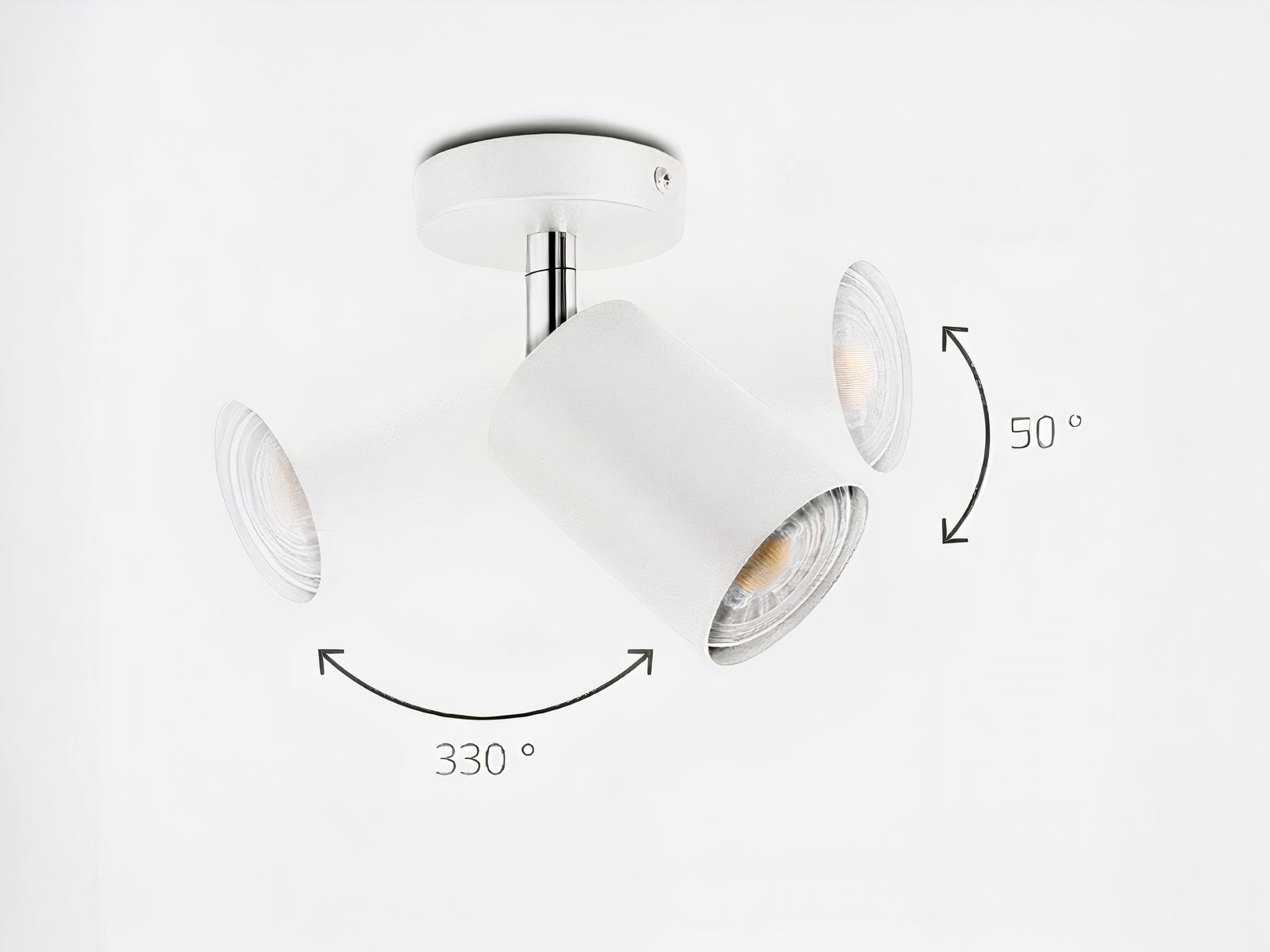 Projecteur LED blanc pour plafond