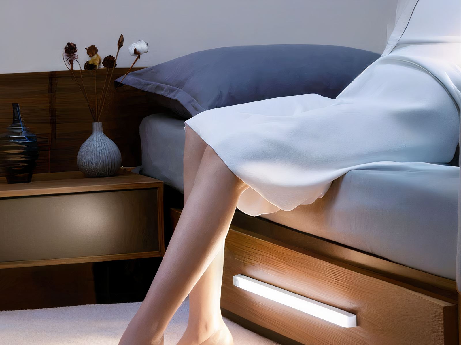 Réglette LED cuisine magnétique avec capteur de mouvement