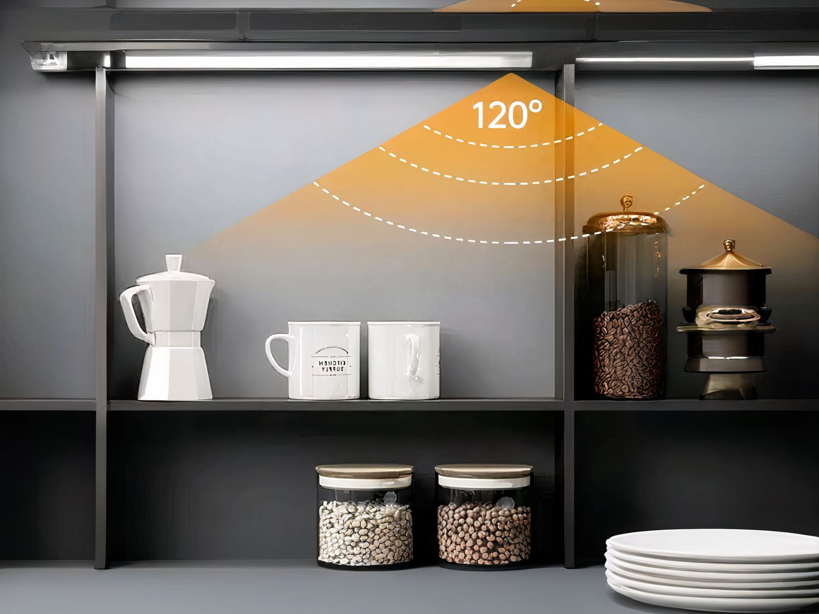 Réglette LED cuisine magnétique avec capteur de mouvement Réglette LED cuisine magnétique avec capteur de mouvement – Image 2