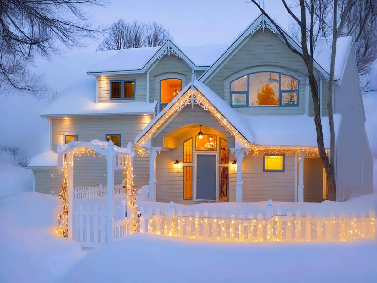 Rideau LED brillant de décoration extérieure