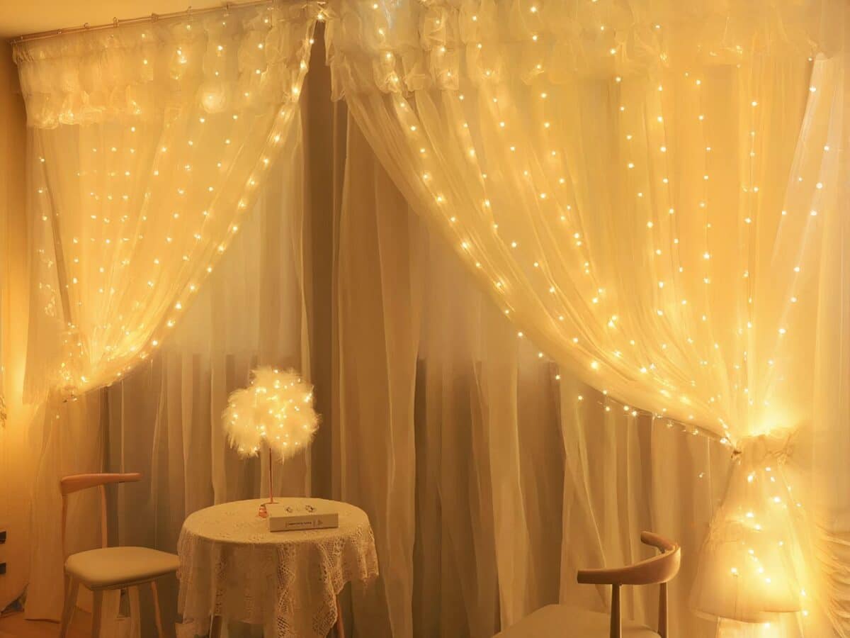Rideau LED Pratique et Décoratif