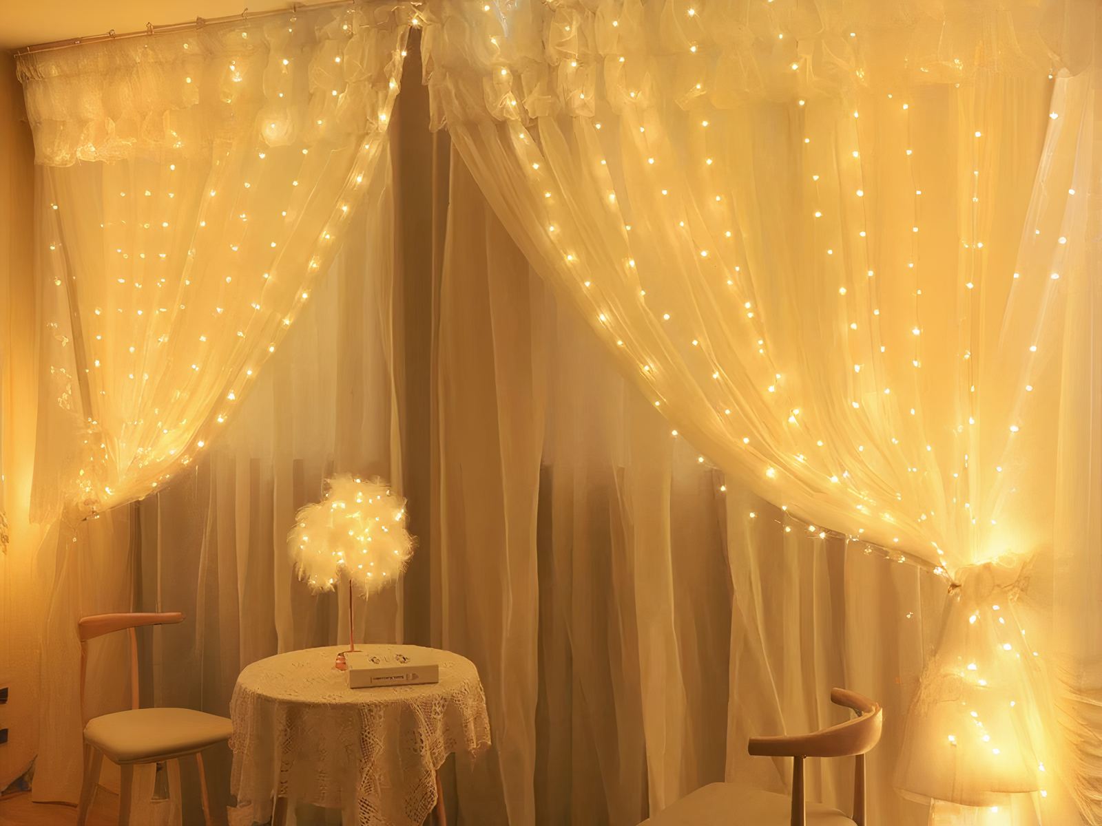 Rideau LED Pratique et Décoratif