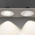 Spot LED encastrable puissant et facile d'installation Spot LED encastrable puissant et facile d'installation allumé