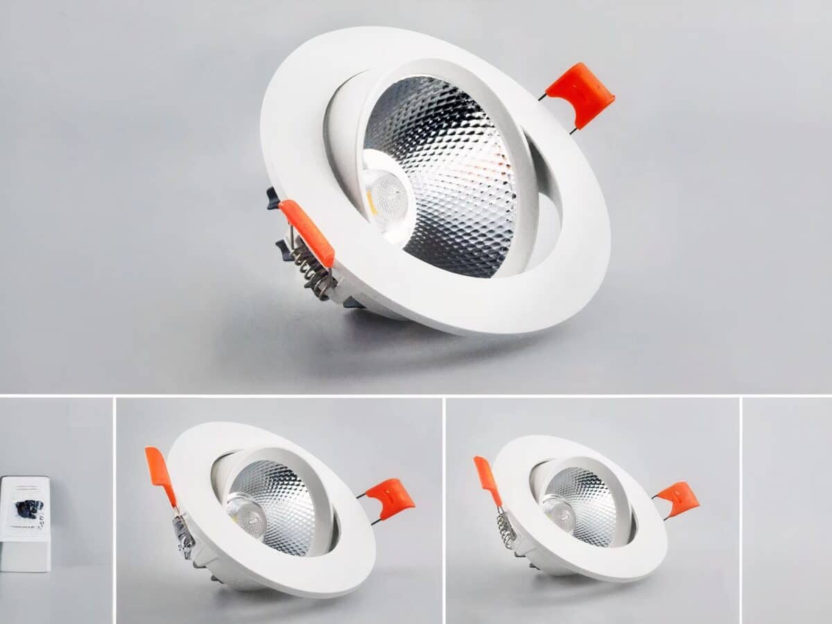 Spot LED encastrable puissant et facile d'installation