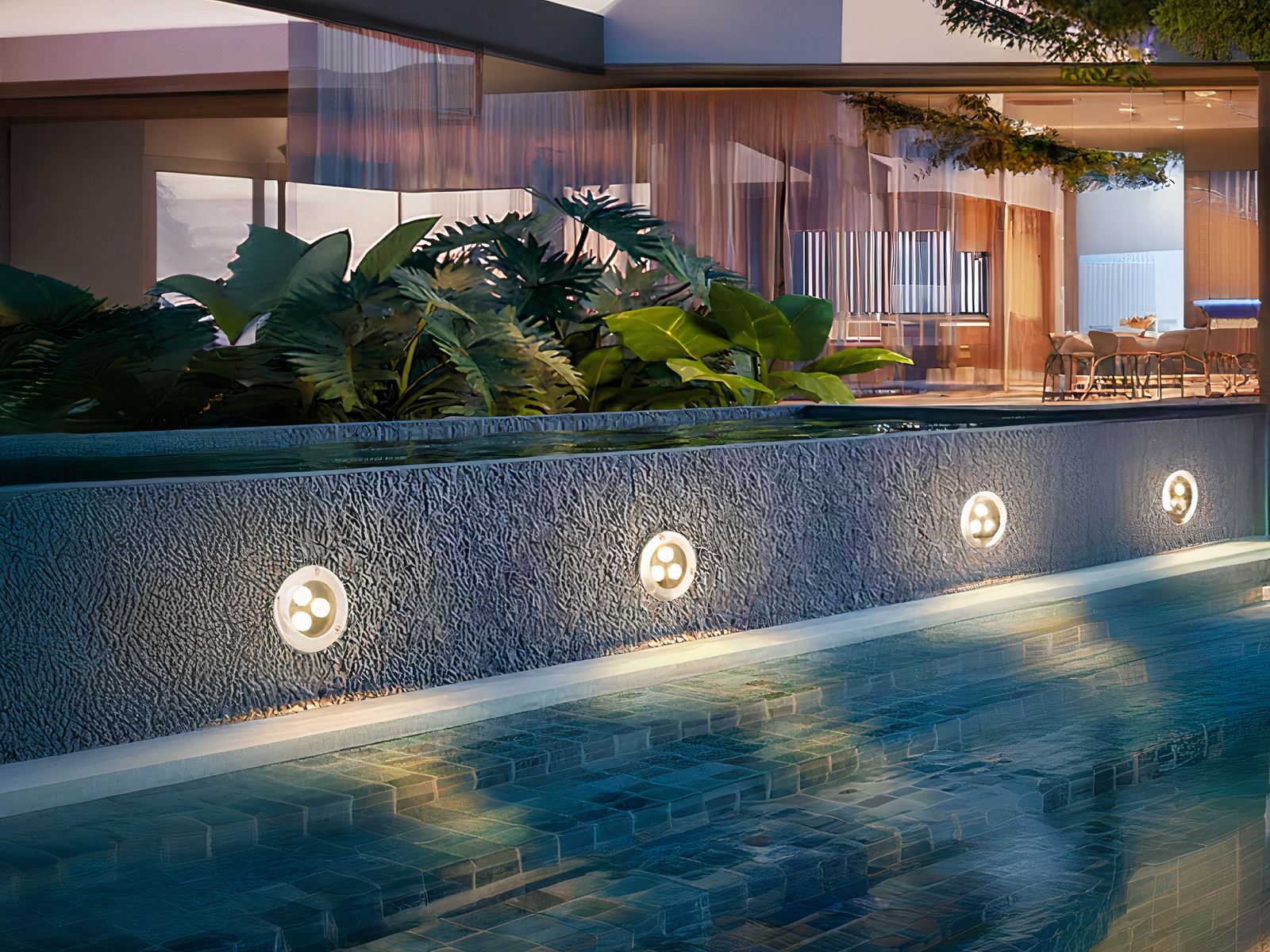 Spot LED extérieur encastrable imperméable et compact