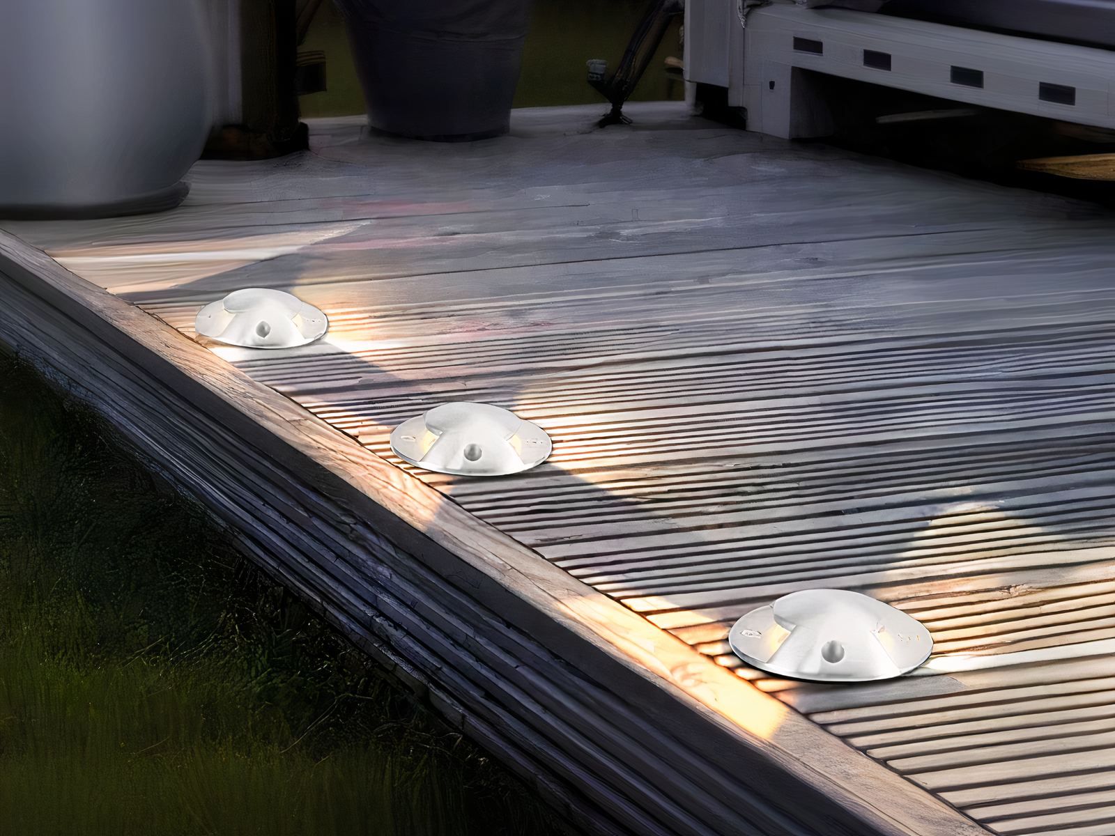 Spot LED extérieur encastrable sol acier inoxydable