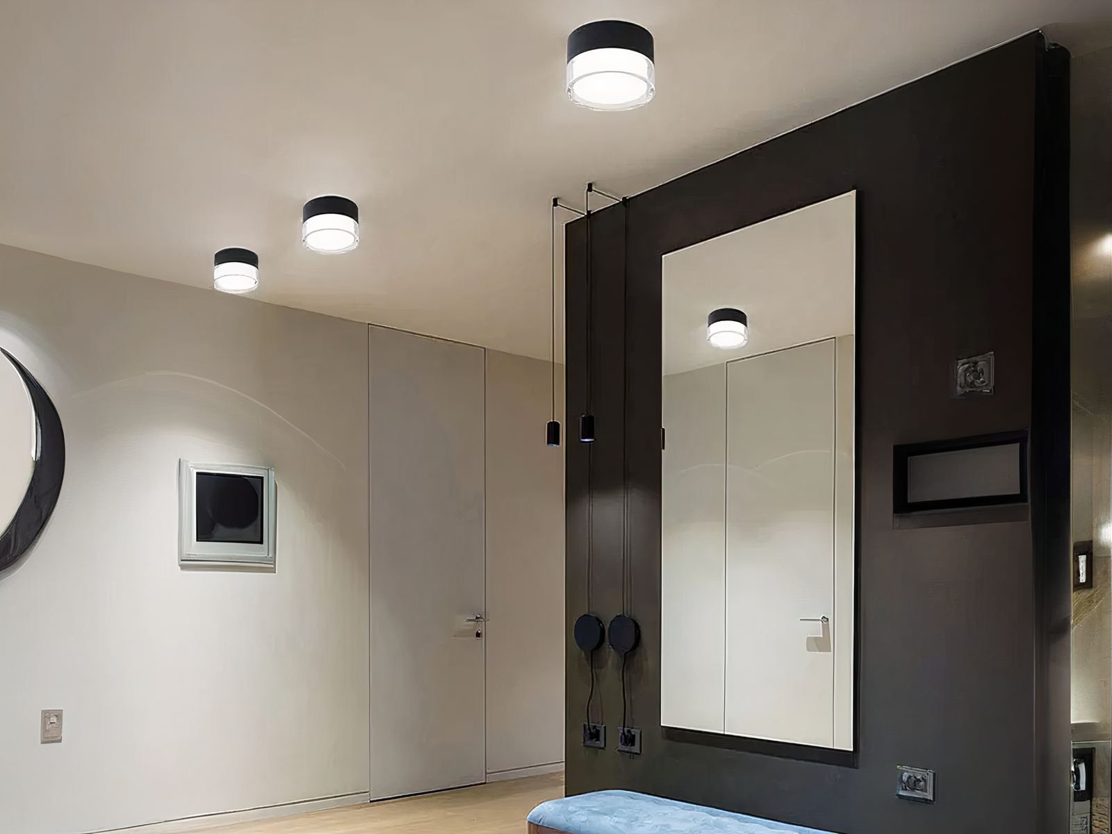 Spot LED plafond circulaire et élégant