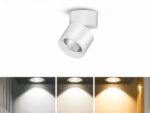 Spot LED plafond rotatif avec lumière variable