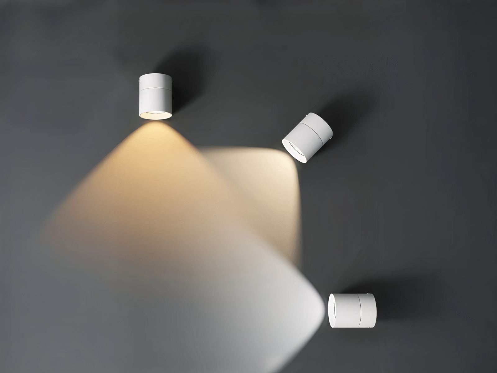 Spot LED plafond rotatif avec lumière variable