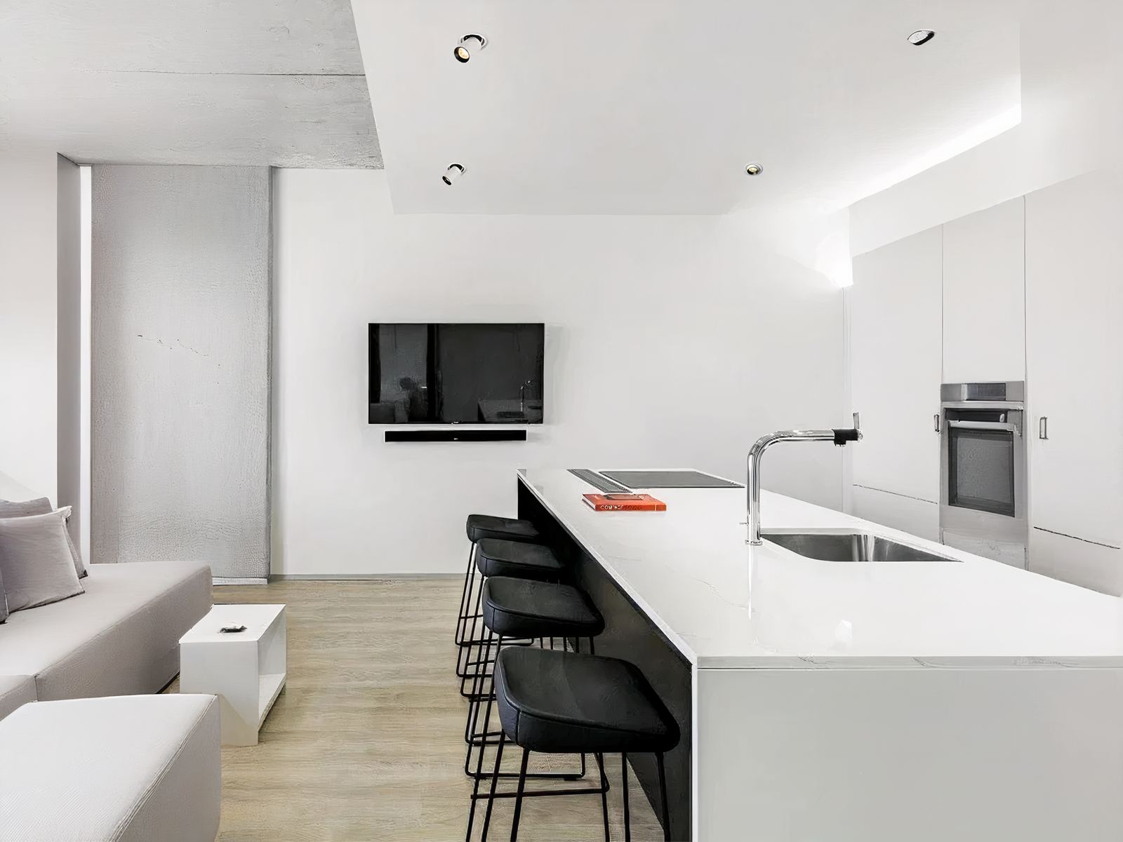 Spot LED plafond style projecteur pliable