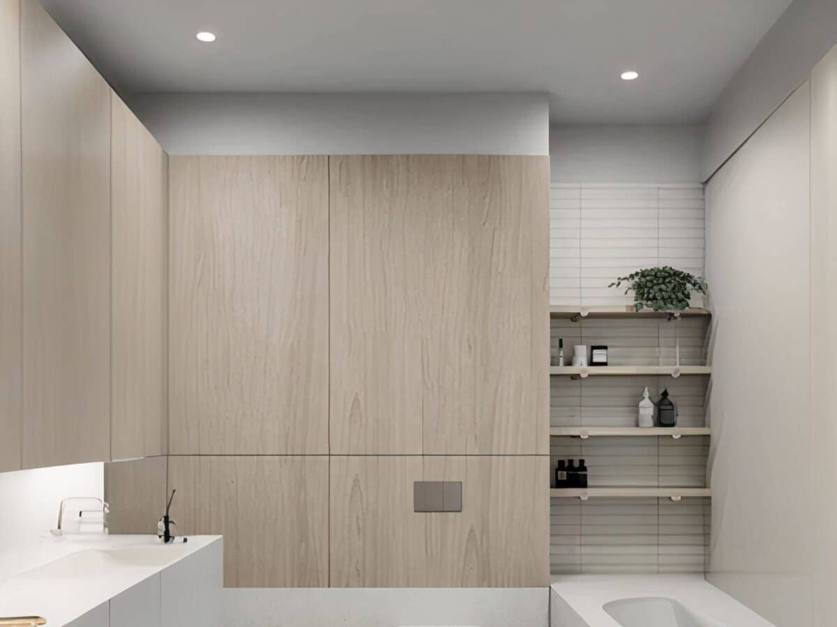Spot LED salle de bain compact et anti-éblouissement