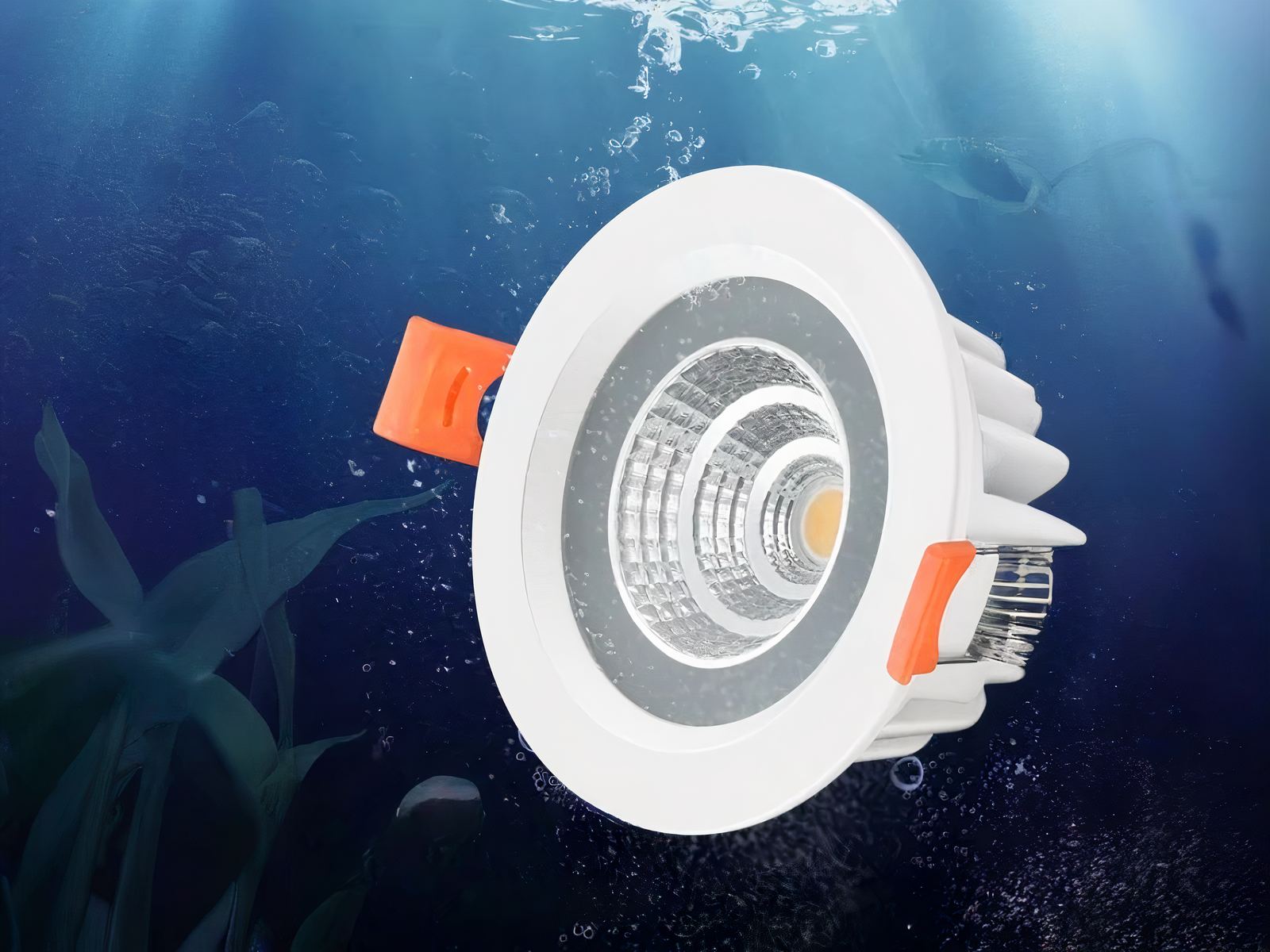 Spot LED salle de bain encastrable et rond