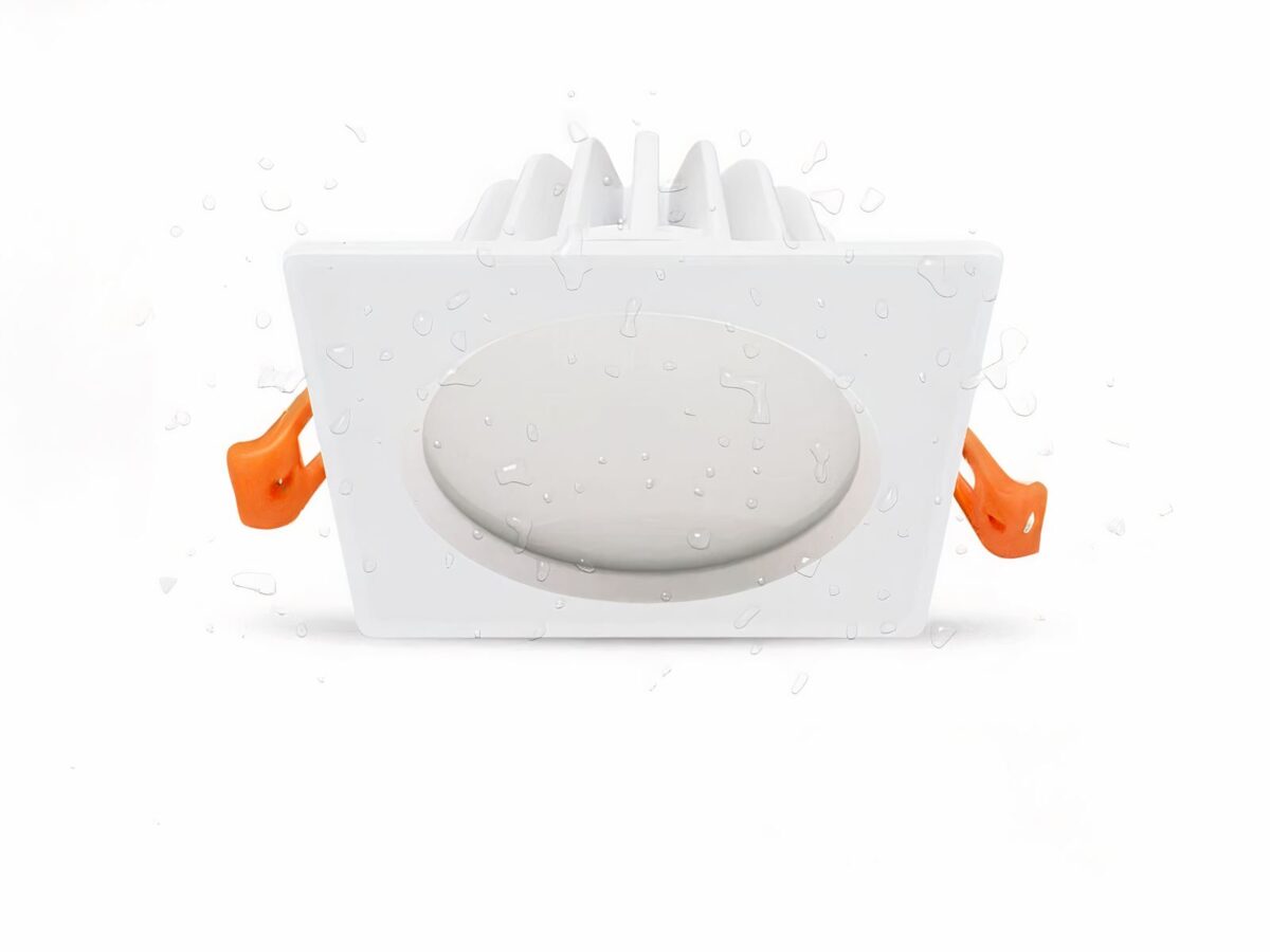 Spot LED salle de bain imperméable et carré