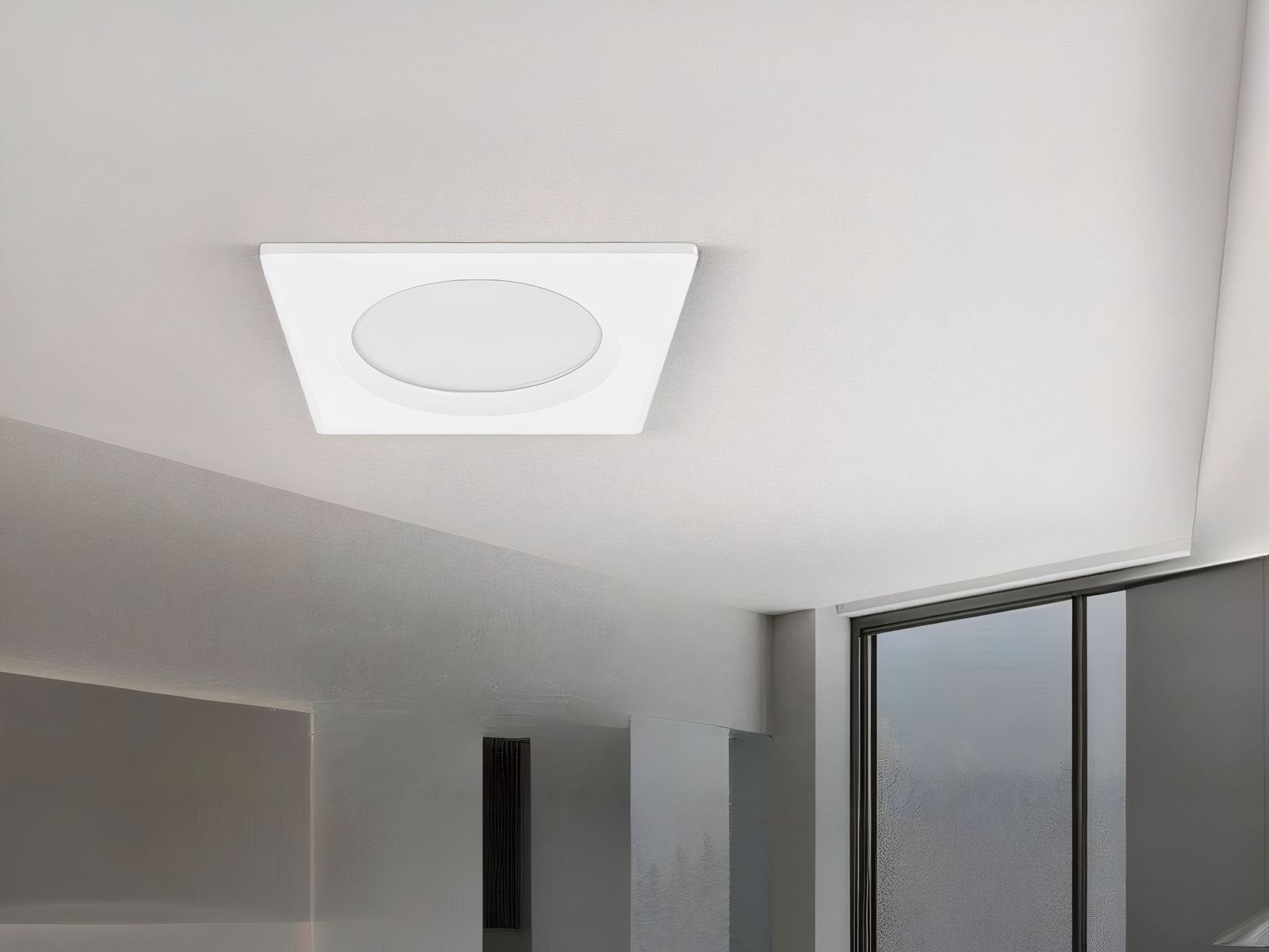 Spot LED salle de bain imperméable et carré