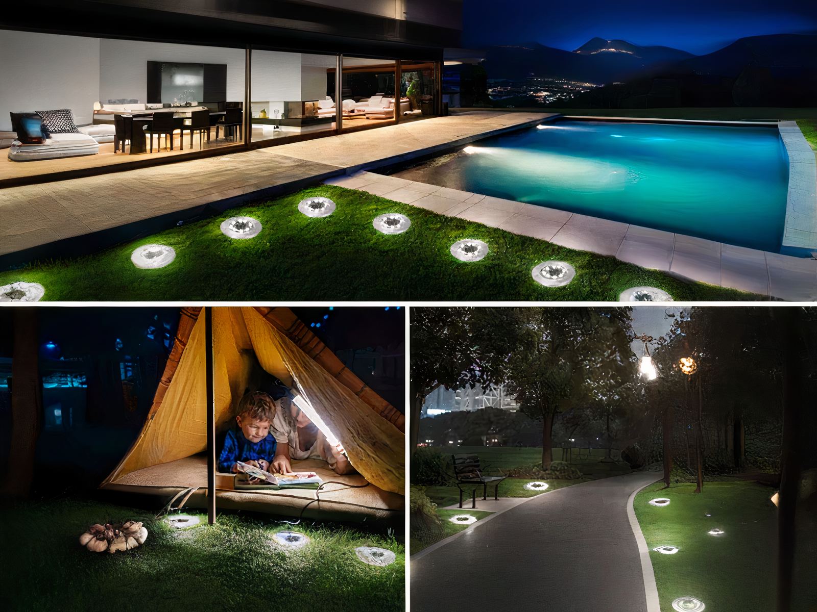 Spot LED solaire pratique et facile à installer