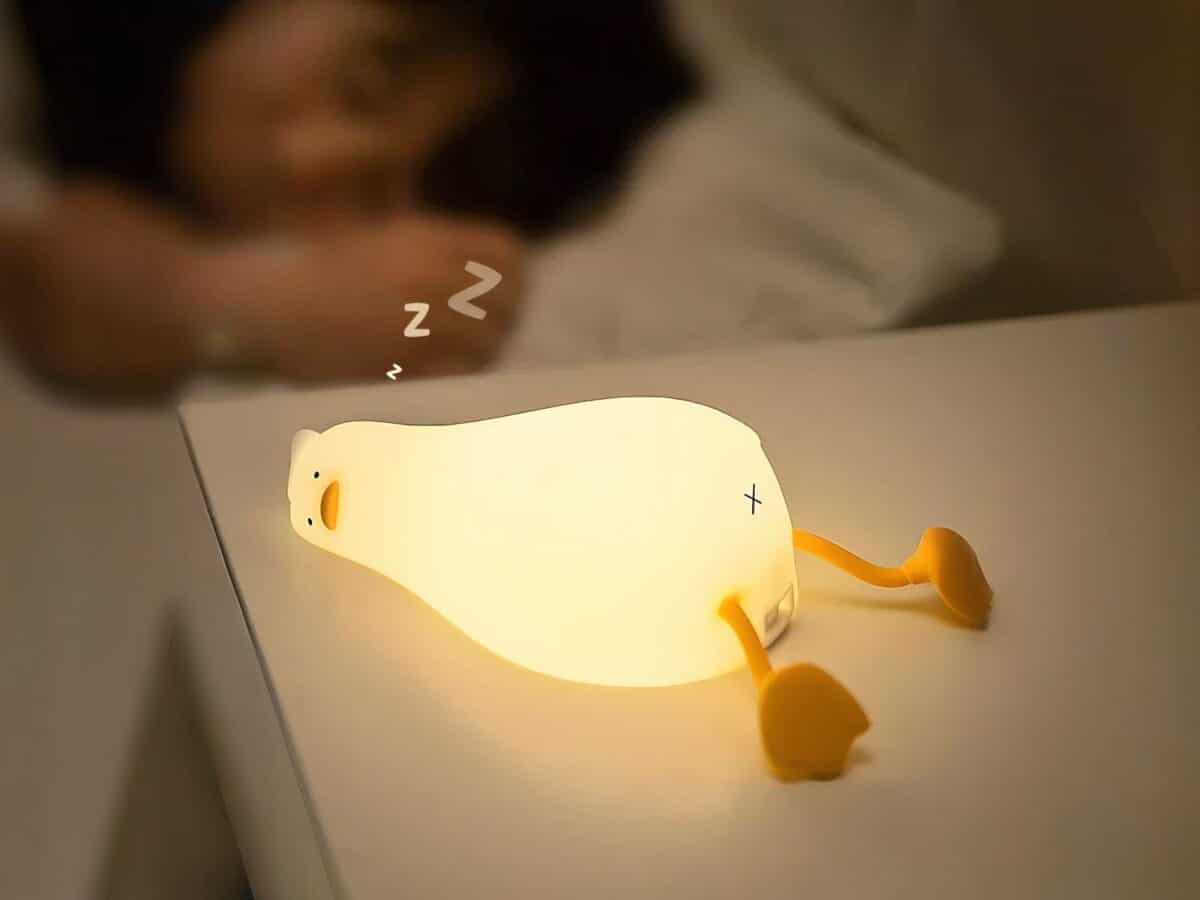 Veilleuse LED amusante en forme de canard